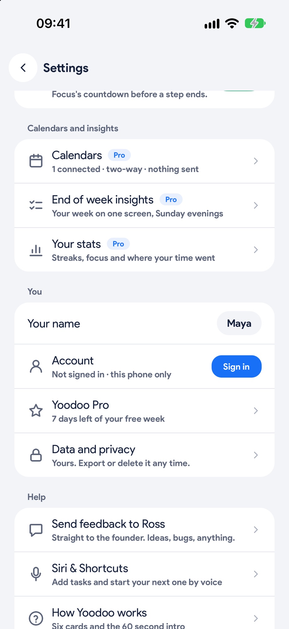 Find it in Settings