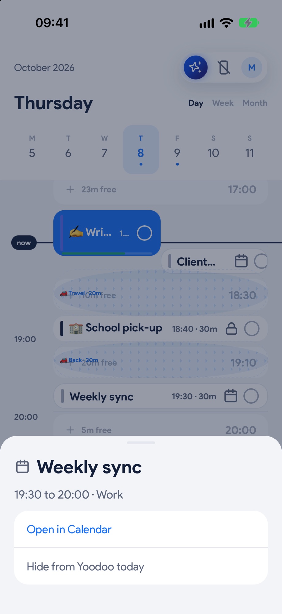 Skipping a meeting?